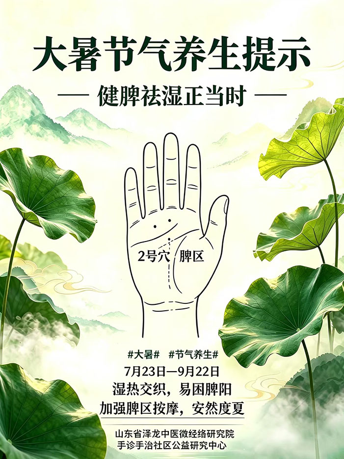 大暑节气养生提示：健脾祛湿正当时，十三推助您安然度夏